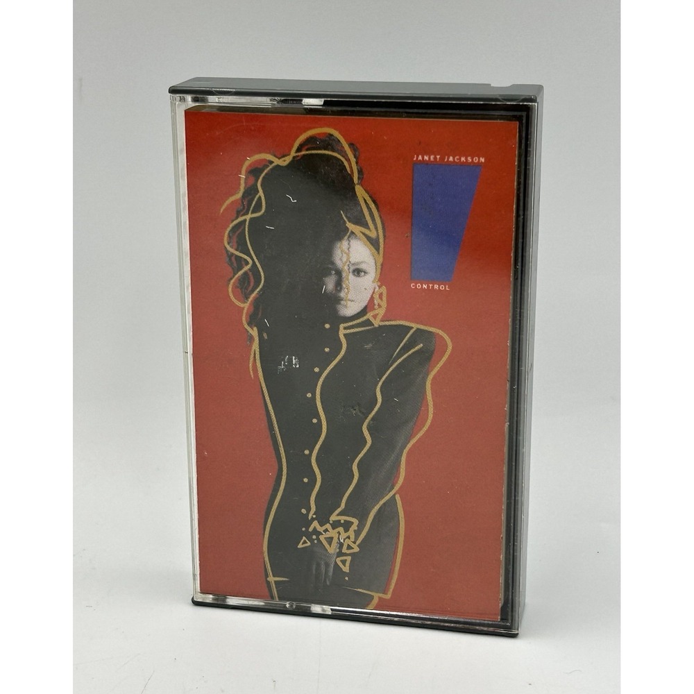 Janet Jackson, Control, Cassette Tape, 1986 ft Nasty, Let's Wait Awhile More EUC